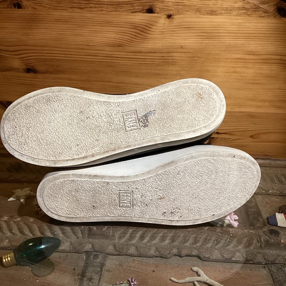 Frye Lena Black Leather Zip Hightop Sneakers - Picture 4 of 4